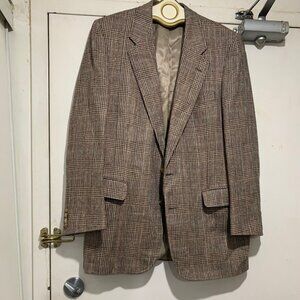 SAMUELSOHN & HARRY ROSEN WOOL BLEND PLAID BLAZERS SIZE 42L
